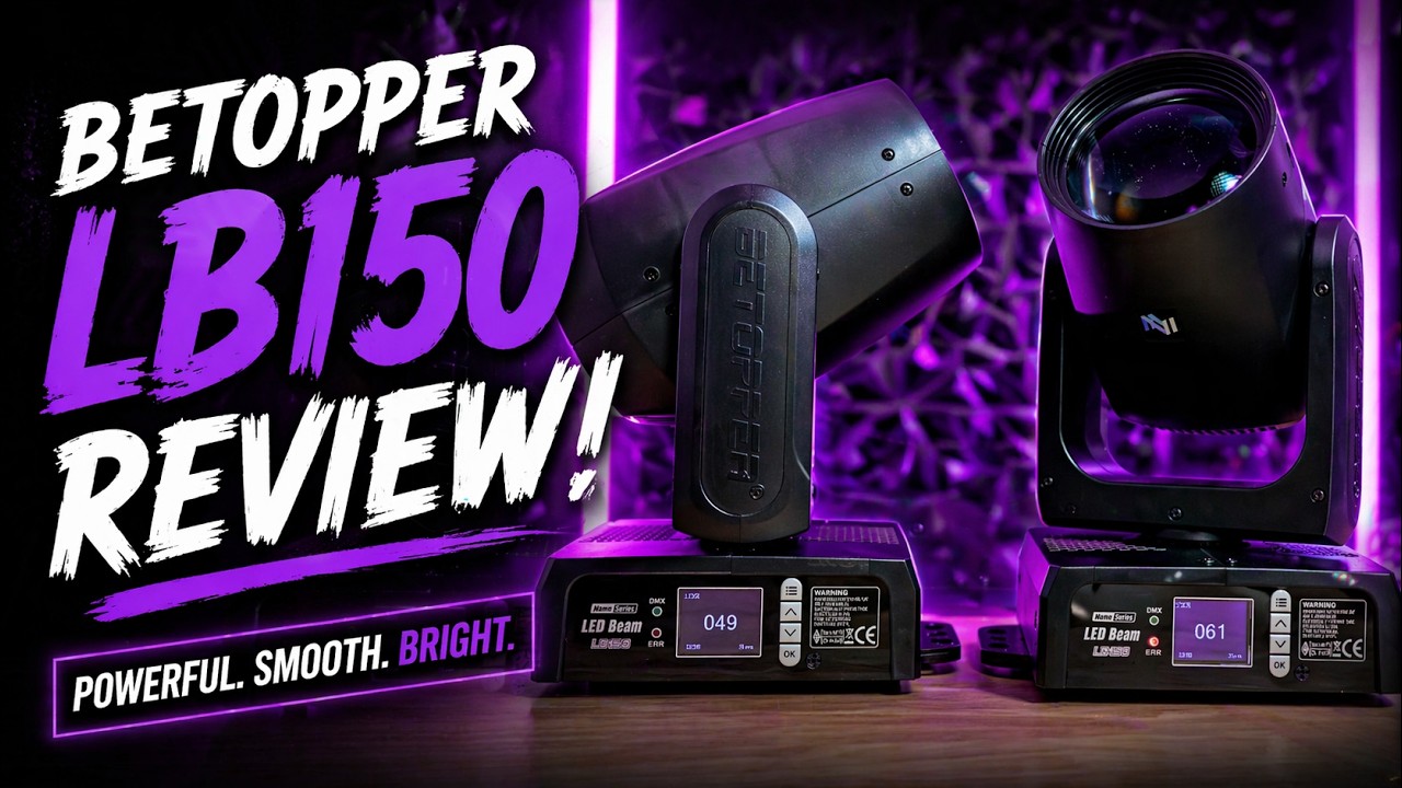 Betopper LB150 Review – Ultra-Bright Moving Beam!