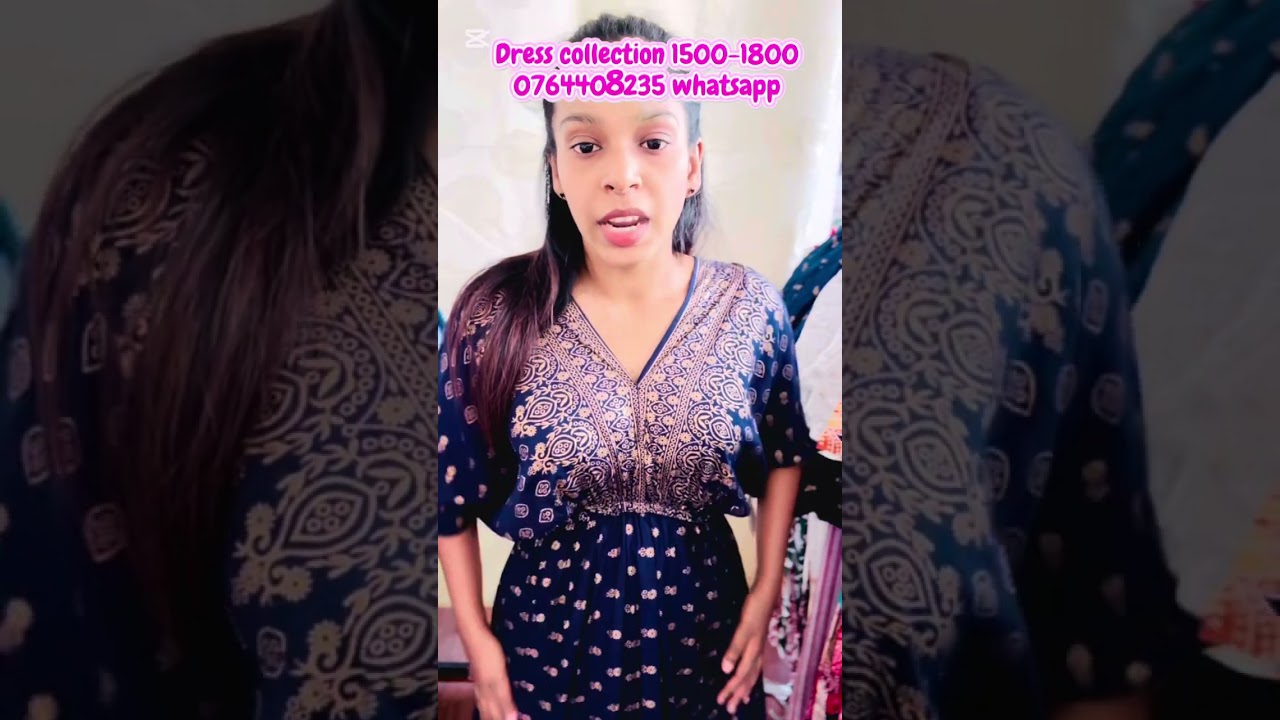 ලස්සන dress collection එකක් 1500 😍 අපිව subscribe කරන්න 😍#viral #fashiondress #srilanka #youtube 