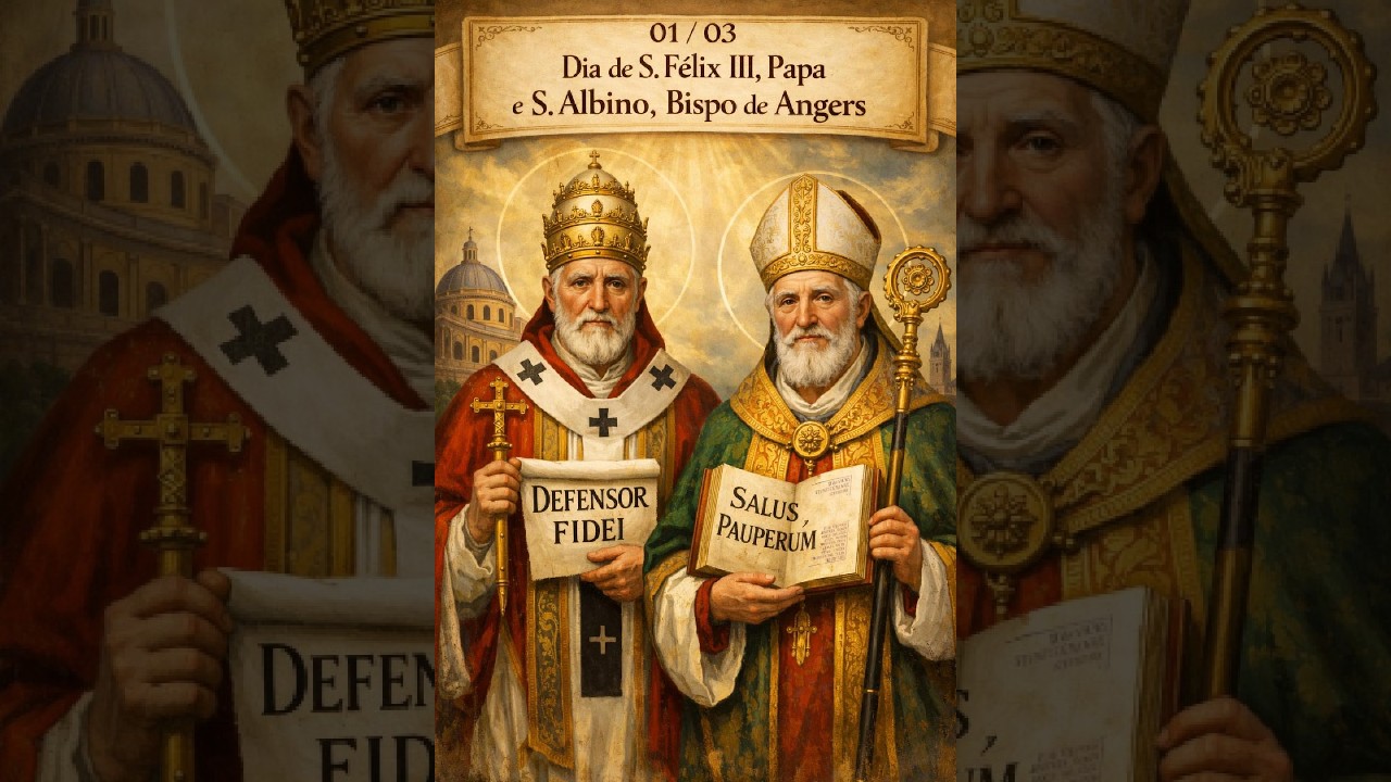 01/03 Dia de S. Félix III, Papa e S. Albino, Bispo