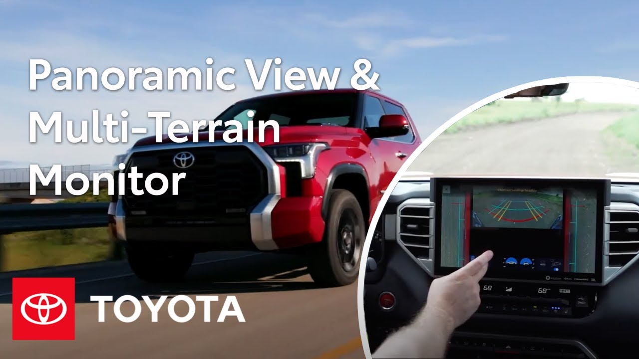 How Panoramic View Monitor and Multi-Terrain Monitor Work | Toyota