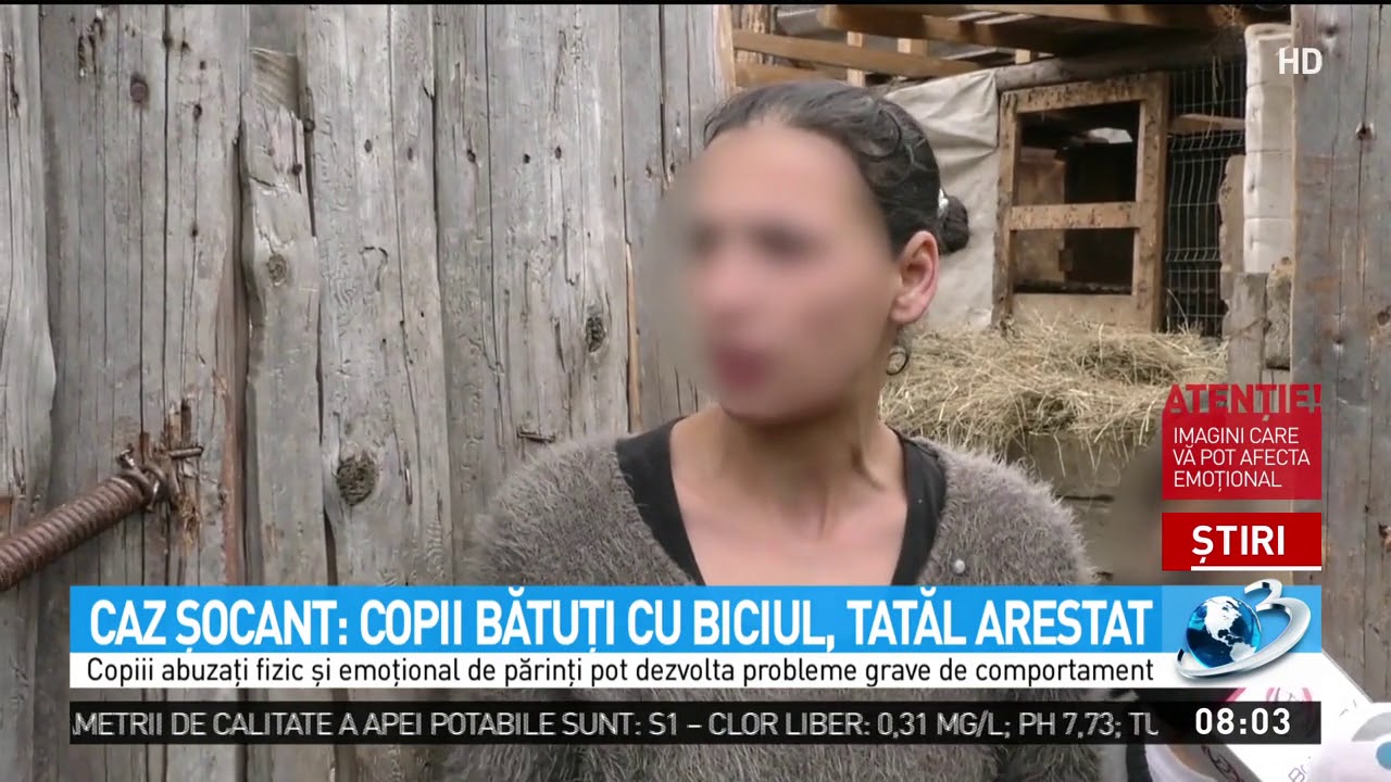 Cruzime fără margini într-o familie din județul Brașov. Copii loviți cu pumnii, cu biciul și