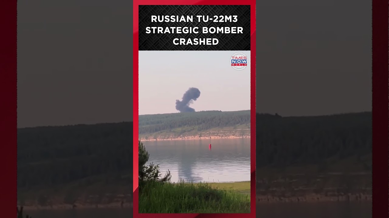 WATCH: Tu-22M3 Bomber Crash in Russia&rsquo;s Irkutsk region, Ejection caught During Training Flight