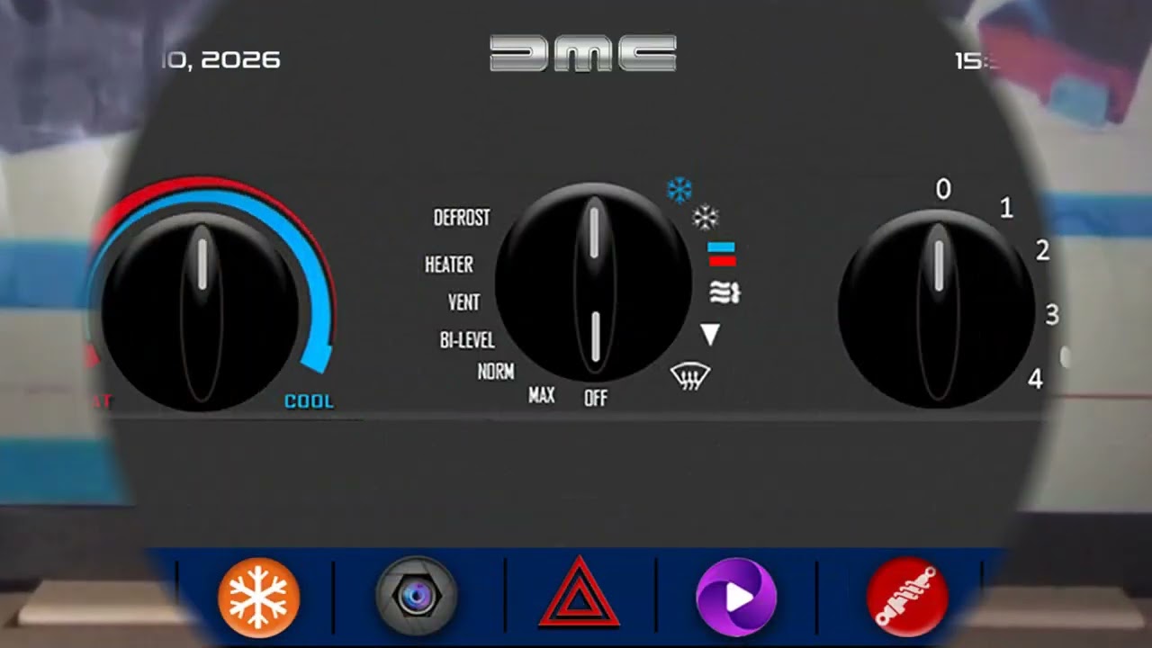 DeLorean LCD Gauges