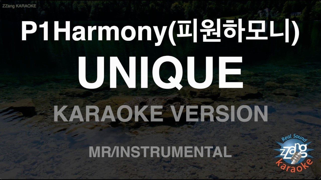 P1Harmony - UNIQUE (Instrumental) (Karaoke Version)