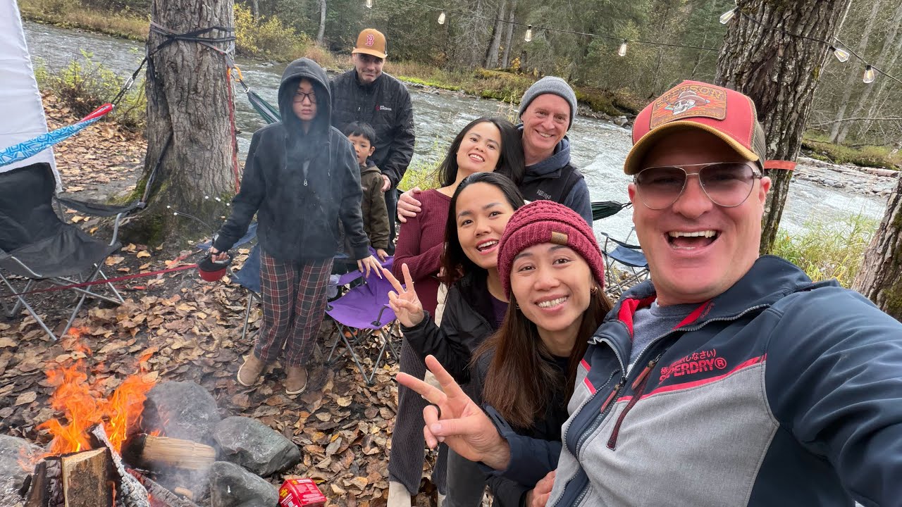 Vietnamese Style Campout by Resurrection Creek, Hope Alaska 