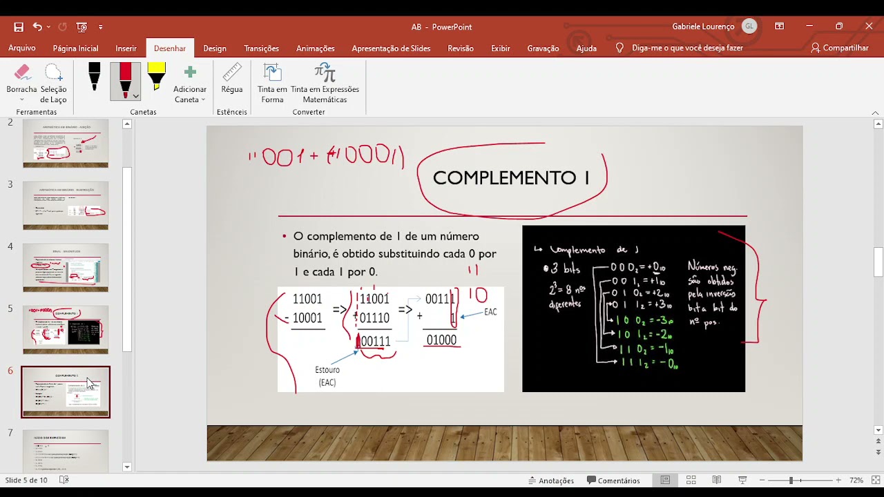 Aritmética em Binário - Sinal Magnitude e Complemento 1 e 2