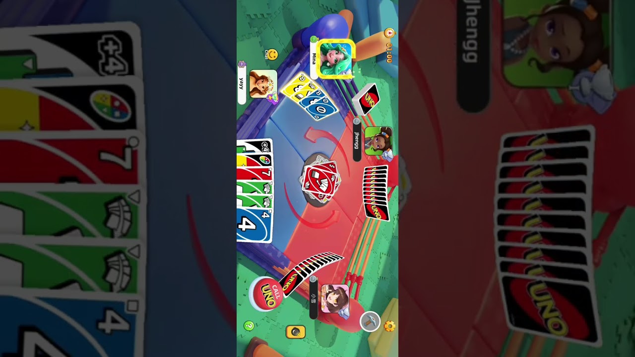UNO !!!! Side 2 Side 10x 😊 || Oneline Mobile Game || Two player #uno #games 