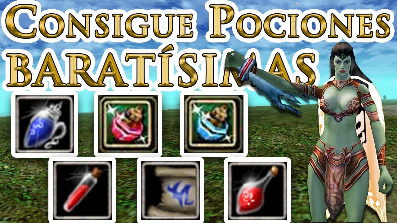 🧪🧪 ¿CÓMO CREAR POCIONES de VIDA BARATAS? 😮😮 - Consigue MP y HP POTS ECONÓMICAS 😎😎 - KNIGHT ONLINE
