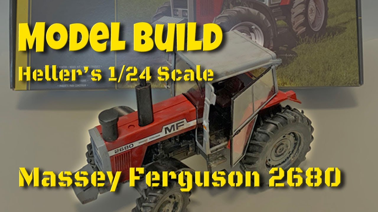 Heller Massey Ferguson 2680 Tractor 1/24 Scale Model Build