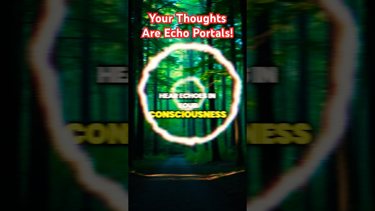 STOP Ignoring Echoes They Hold The Key To Other Realities! #manifestation #shorts