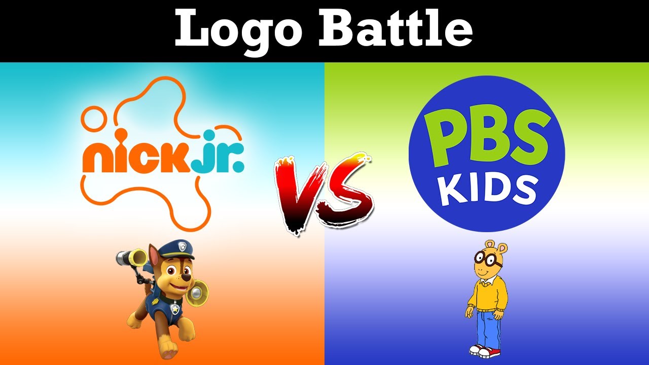 Nick Jr. VS PBS Kids - Logo Battle