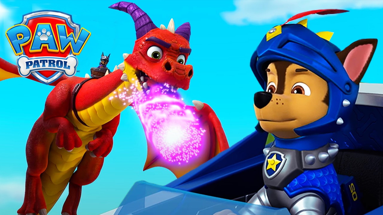 Chase and the Baby Dragons! 🐲 - PAW Patrol - Cartoons for Kids