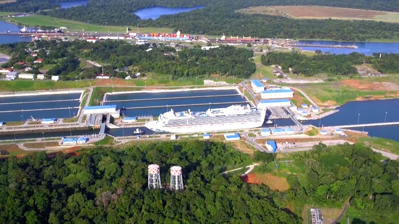 Caribbean Princess Traverses Panama Canal's New Locks