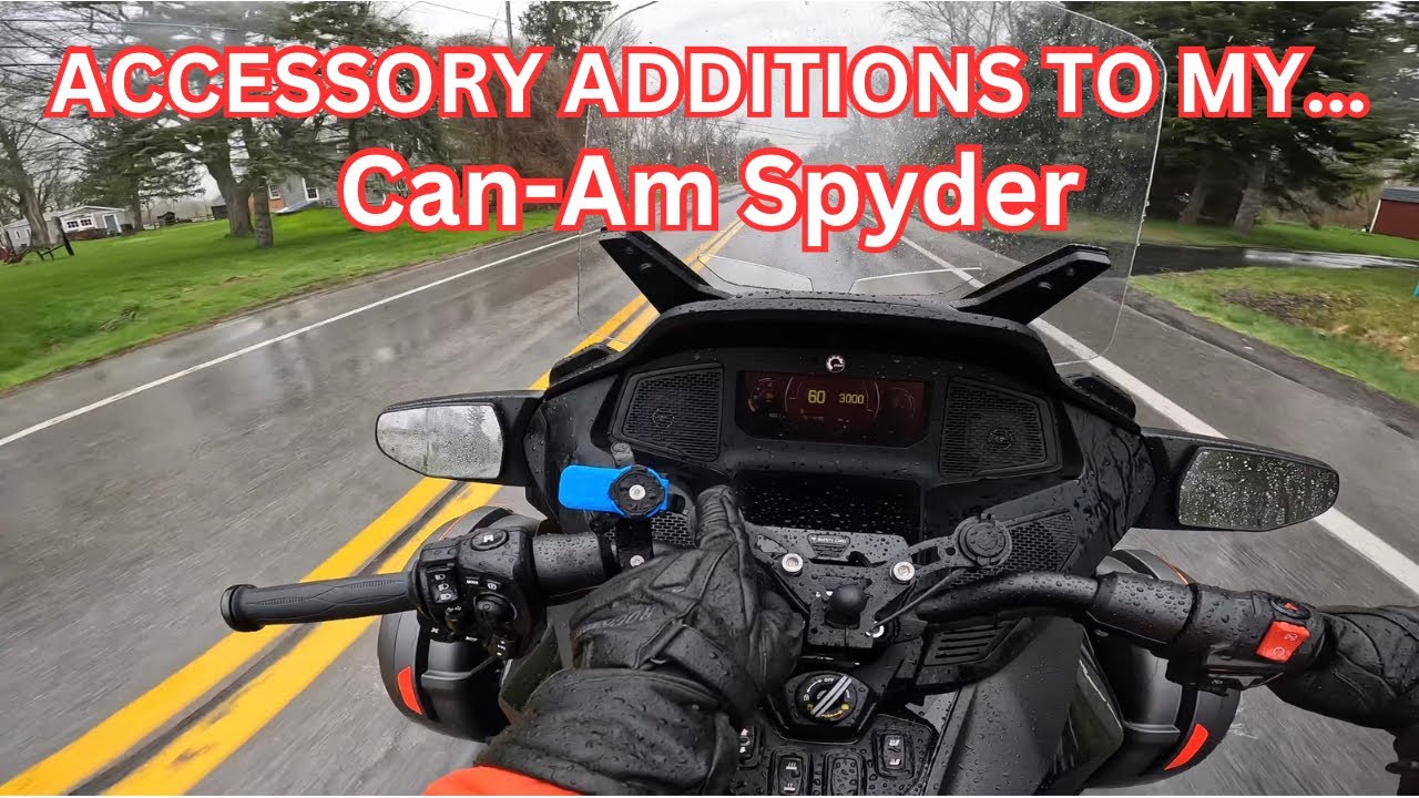 Accessories for my Can-Am Spyder RT Limited