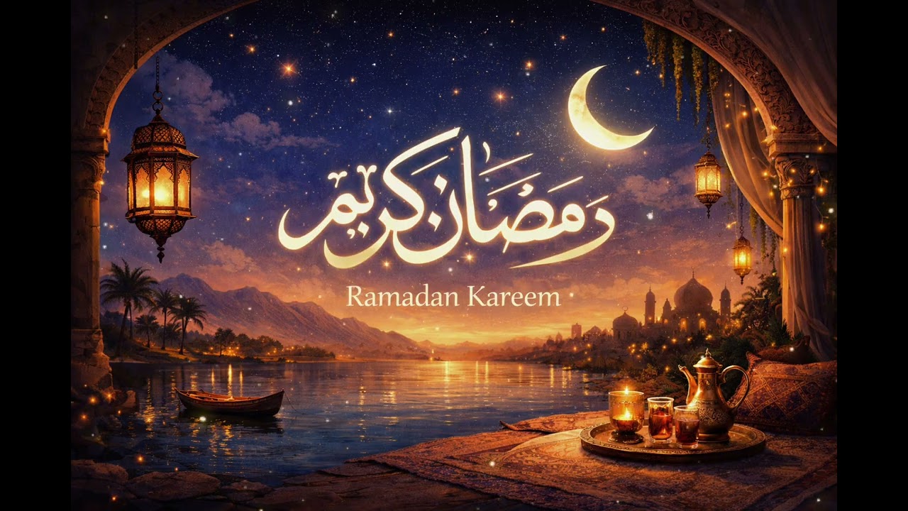Ramadan vibes TV background  خلفيات شاشة رمضانيه اجواء رمضانيه ￼