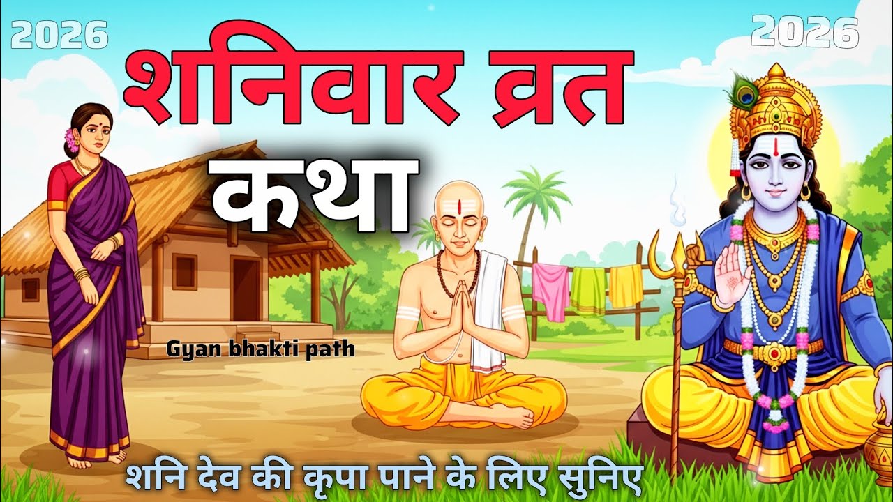 🕉️ शनिवार व्रत कथा 2026 | शनि देव का अद्भुत चमत्कार | Shaniwar Vrat Katha