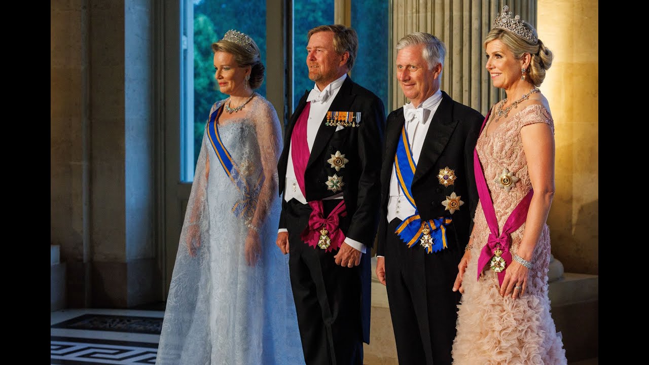 Máxima en Mathilde niet uitgepraat tijdens staatsbanket België