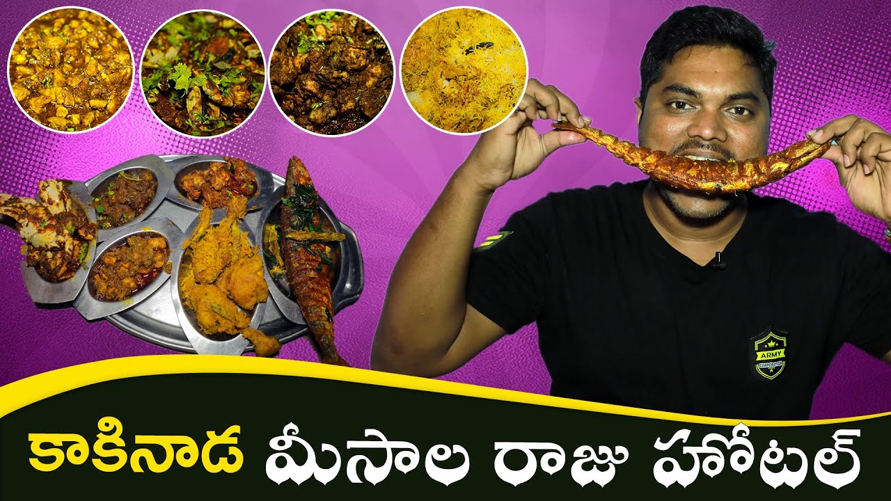 కాకినాడ మీసాల రాజు హోటల్ | Hotel Ashoka - Non Veg Heaven in Kakinada | Aadhan Food