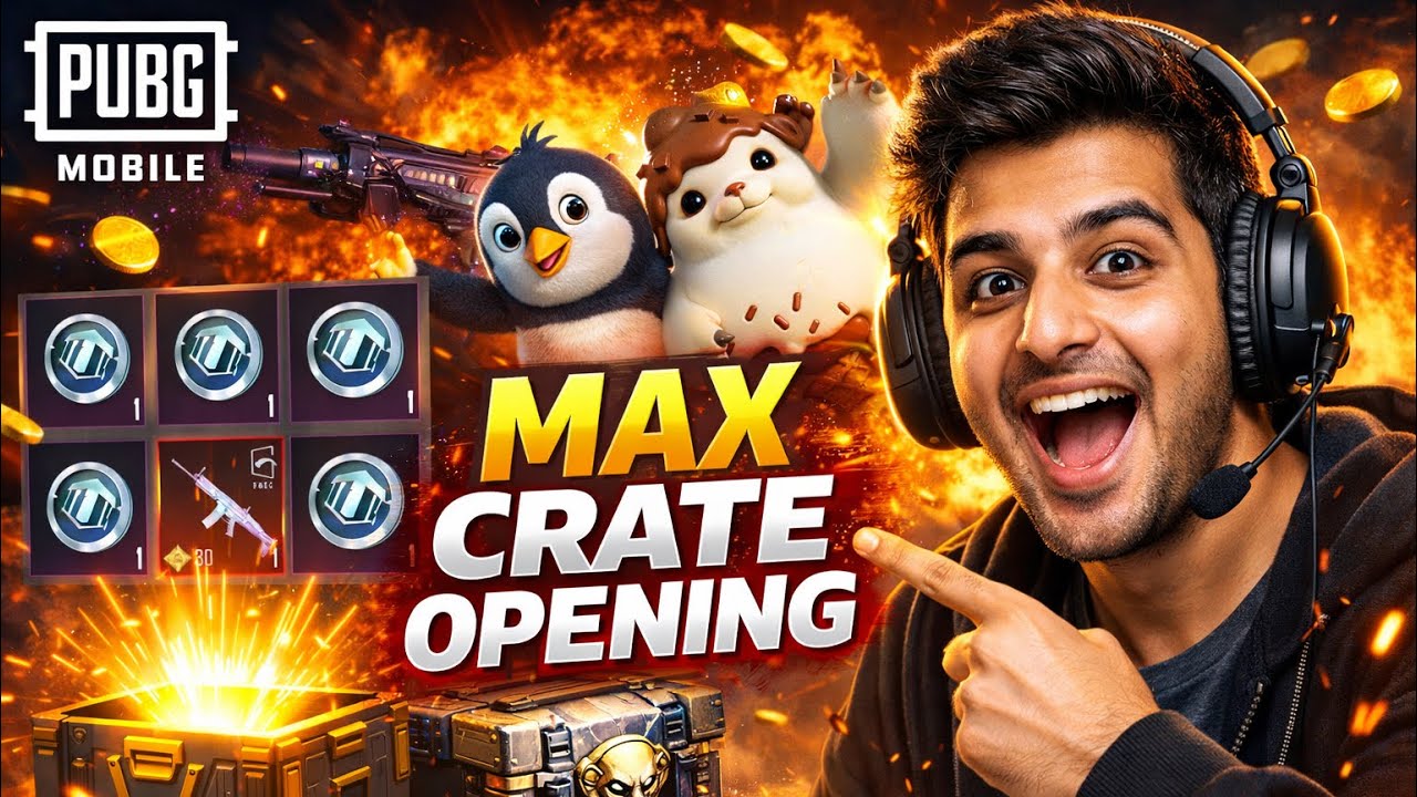 MAX Crate Opening 😱 Legendary Item Nikla! | PUBG Mobile