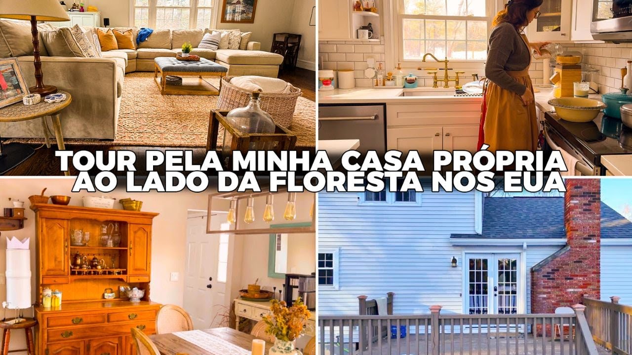 MINHA CASA PRÓPRIA NOS ESTADOS UNIDOS | TOUR COMPLETO | UMA CASA CHEIA DE HISTÓRIAS