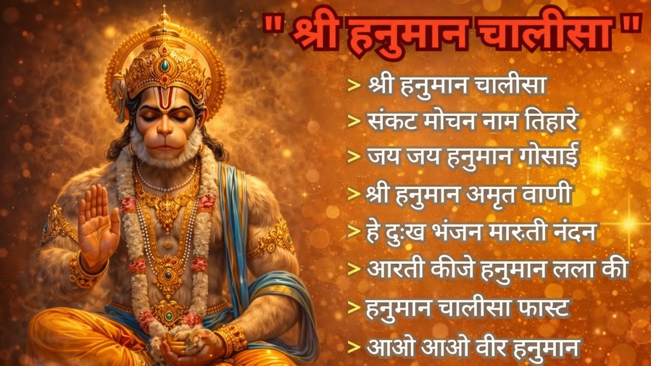 Hanuman Chalisa Bhajans ! संकट मोचन नाम तिहारो ! Bhakti song |