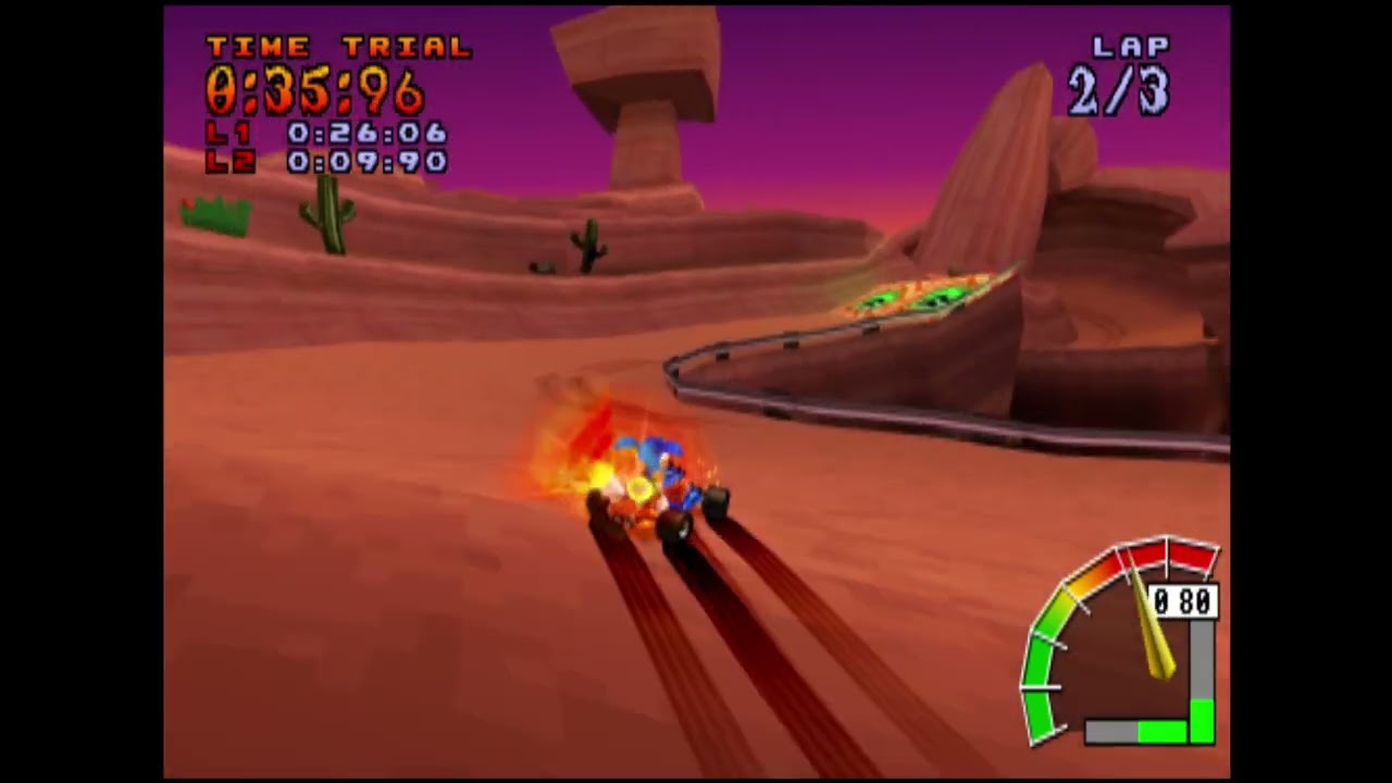 CTR Time Trial - Redrock Ravine 