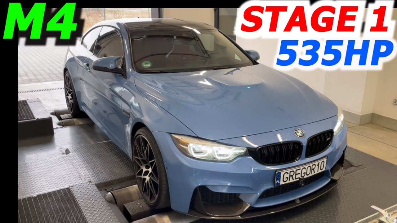 BMW M4 F82 3.0TT 431HP STAGE 1 535HP DKG GREGOR10 ChipTuning S55B30 TwinTurbo