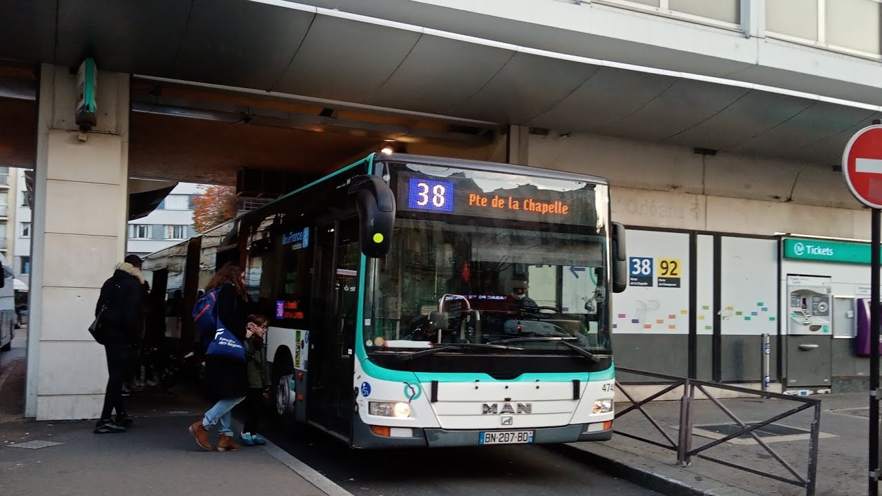 TRAJET EN MAN LION G SUR LE 38 RATP (HABILLAGE)