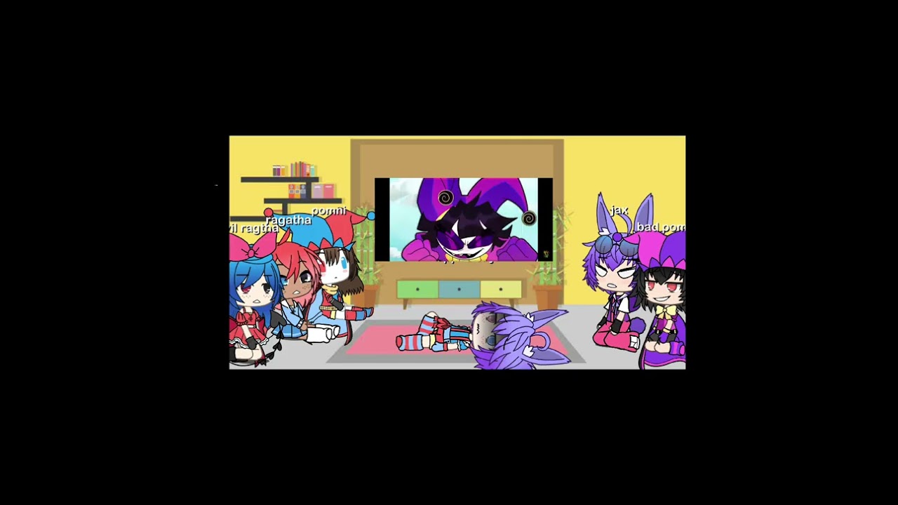 The amazing digital circus and characters from a little bit bad react ro the song a little bit bad