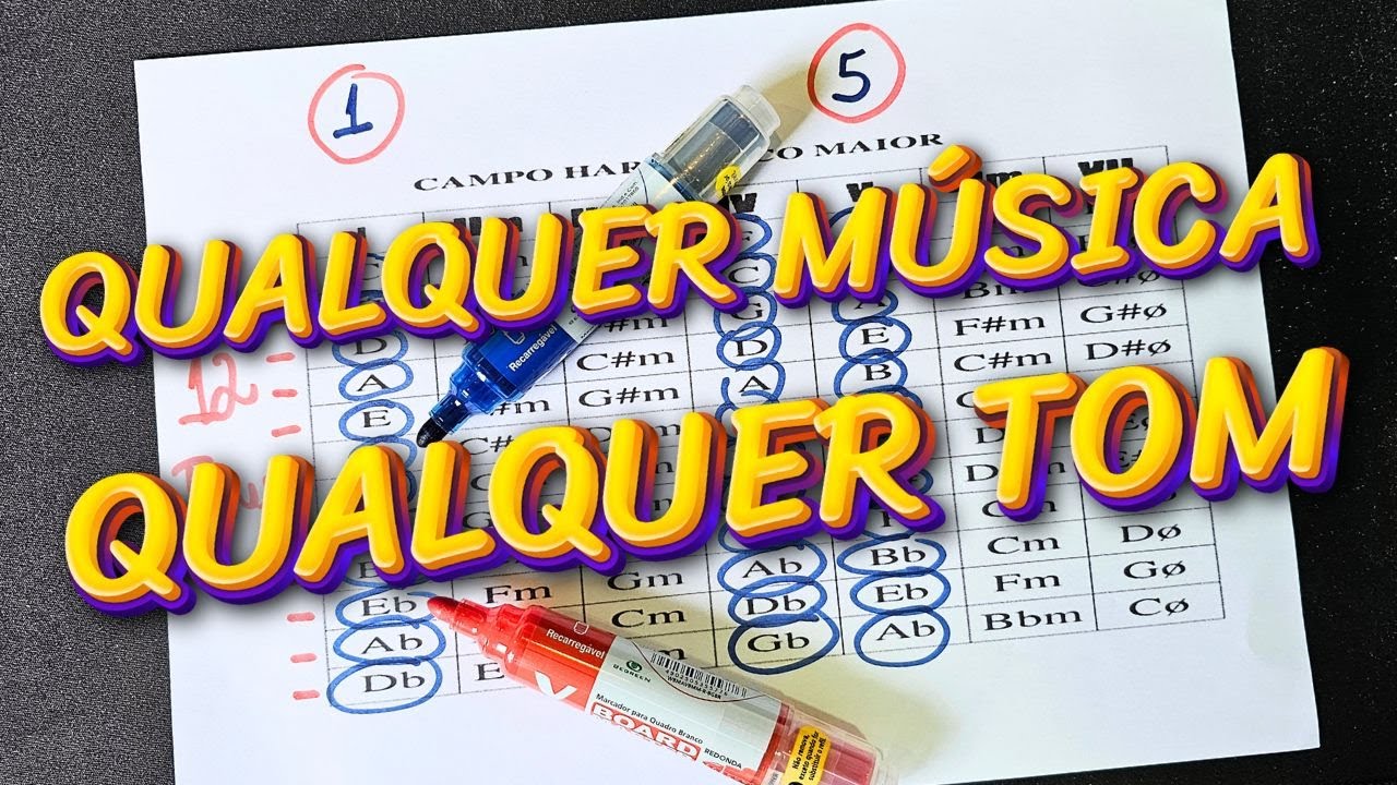 TOQUE 𝐐𝐔𝐀𝐋𝐐𝐔𝐄𝐑 𝐌𝐔́𝐒𝐈𝐂𝐀 em 𝐐𝐔𝐀𝐋𝐐𝐔𝐄𝐑 𝐓𝐎𝐌 Usando o 𝐂𝐚𝐦𝐩𝐨 𝐇𝐚𝐫𝐦𝐨̂𝐧𝐢𝐜𝐨 com PDF Exclusivo!