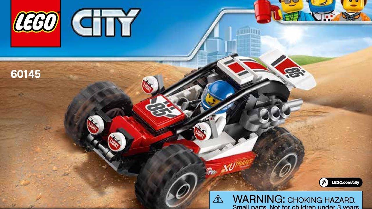 LEGO City Great Vehicles Buggy 60145 Instructions DIY Book