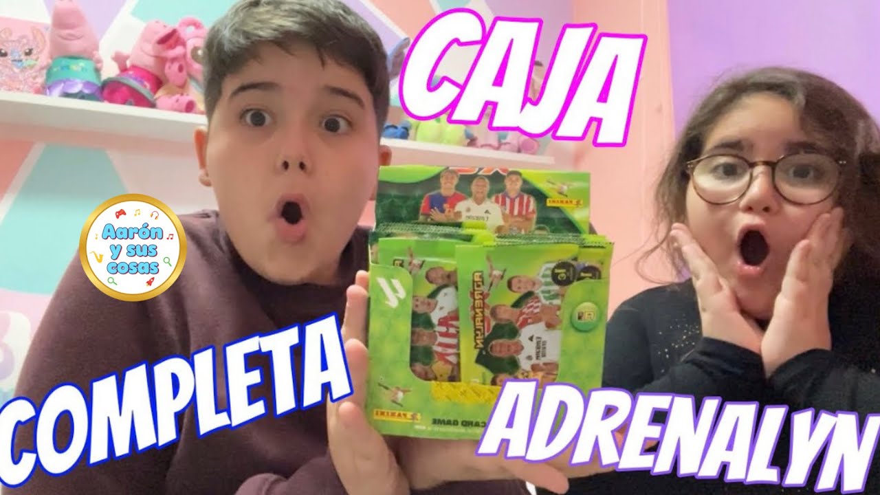 NOS LLEGA UNA CAJA COMPLETA DE SOBRES DE ADRENALYN Y ABRIMOS ALGUNOS SOBRES!
