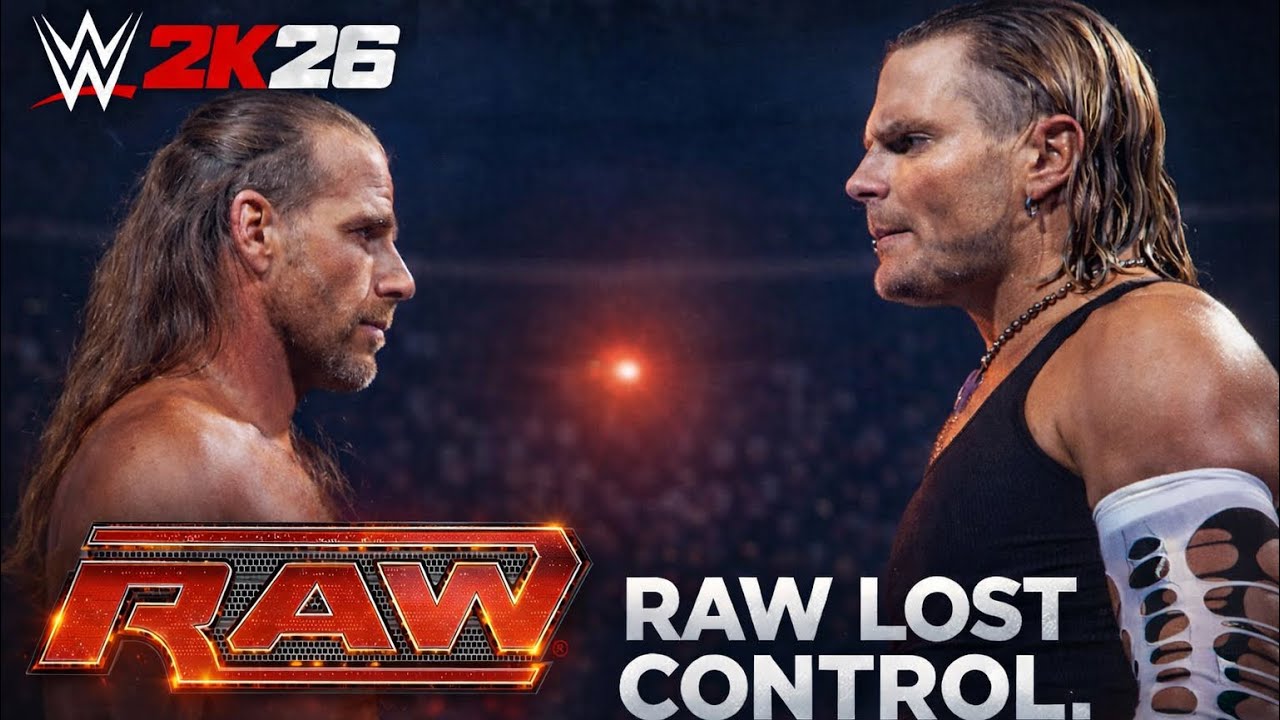 HBK против Джеффа Харди | RAW вышел из-под контроля | WWE 2K26