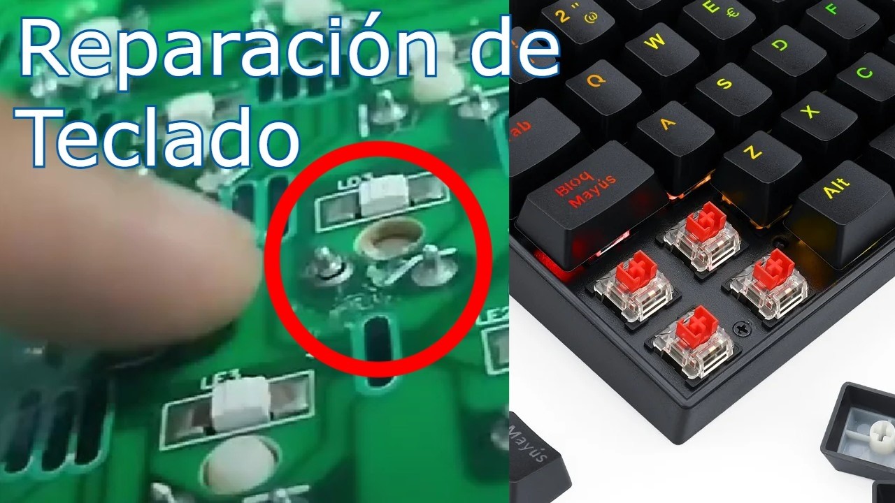 Como reparar un Falso en un Teclado Mecánico