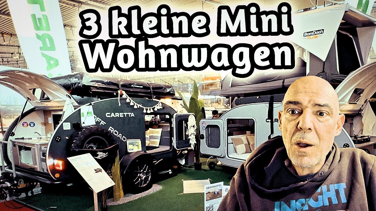 3 tolle Mini-Wohnwagen: RS Camp, Caretta und Kuckoo machen aus jedem PKW ein Minicamper im Nu !