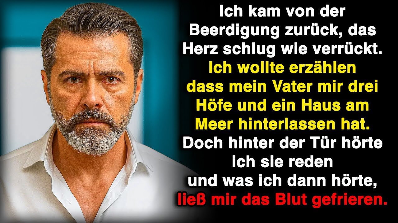 Nach der Beerdigung sagte ich meinem Sohn und meiner Schwiegertochter: Ich habe drei Höfe geerbt!