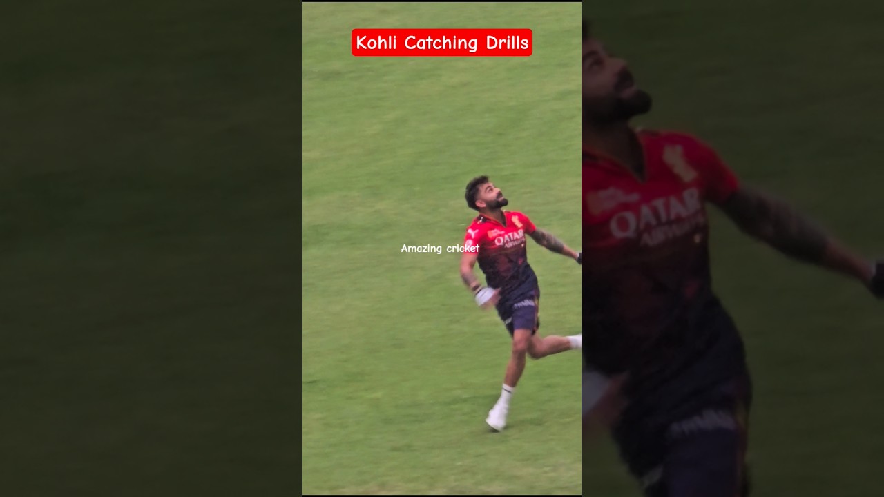 Virat Kohli Catching Drills #shorts #rcb #ipl