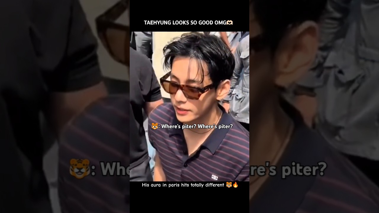 His aura in paris hits totally different🔥 #bts #v #trending #new #shorts