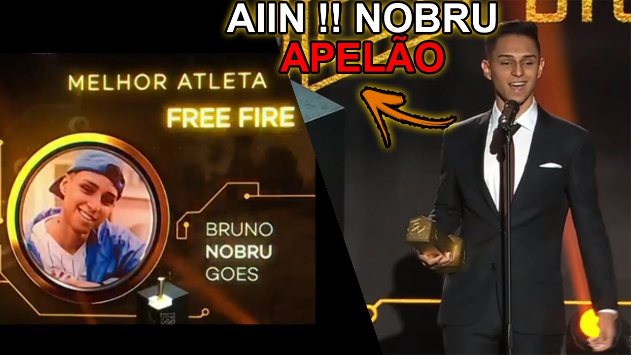 NOBRU GANHOU MELHOR ATLETA DE FREE FIRE NO E-ESPORTS BRASIL