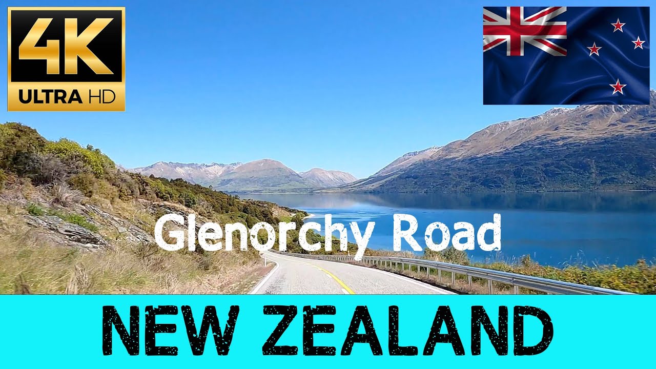 Queenstown to Glenorchy on New Zealand's Breathtaking South Island Road 🇳🇿New Zealand - 4K 60p