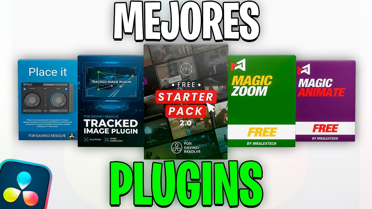5 Plugins GRATIS para DaVinci Resolve que DEBES usar este 2026