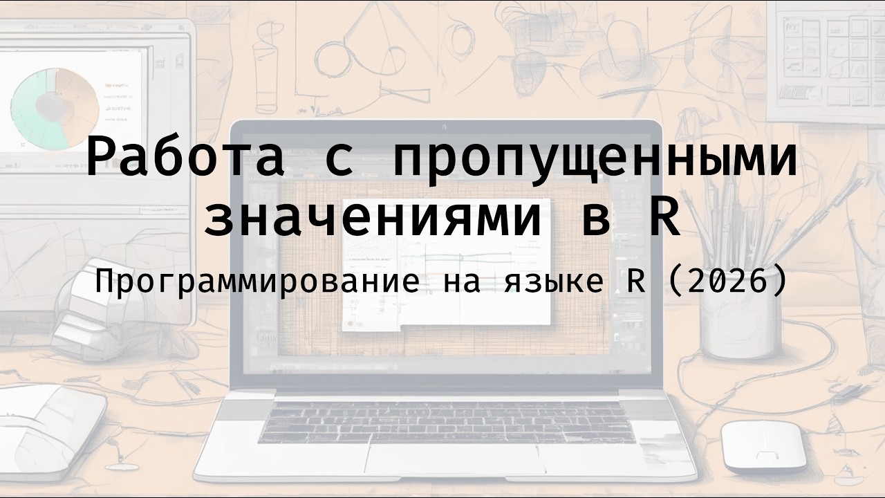 Работа с пропущенными значениями в R - Полный курс программирования на языке R (2026)