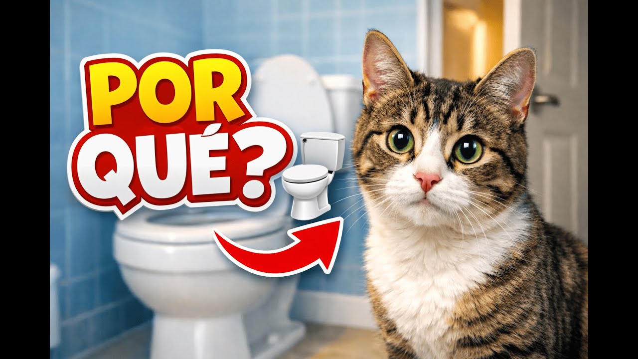 7 RAZONES de ¿Por qué los GATOS siempre te siguen al BAÑO🚽🐱 La #4 te SORPRENDERA