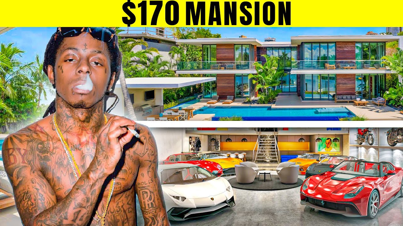 Inside Lil Wayne's Insane $170 Million Mansion & Car Collection