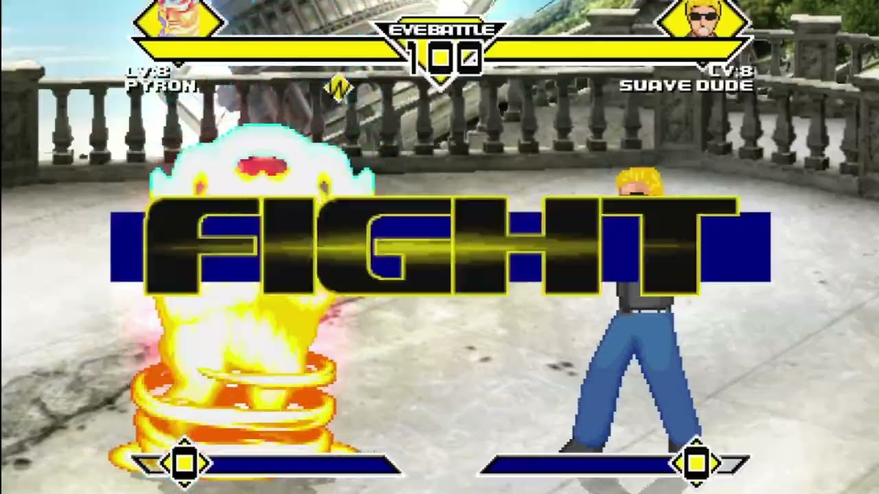 Mugen/Ikemen Battle: Pyron VS Suave Dude
