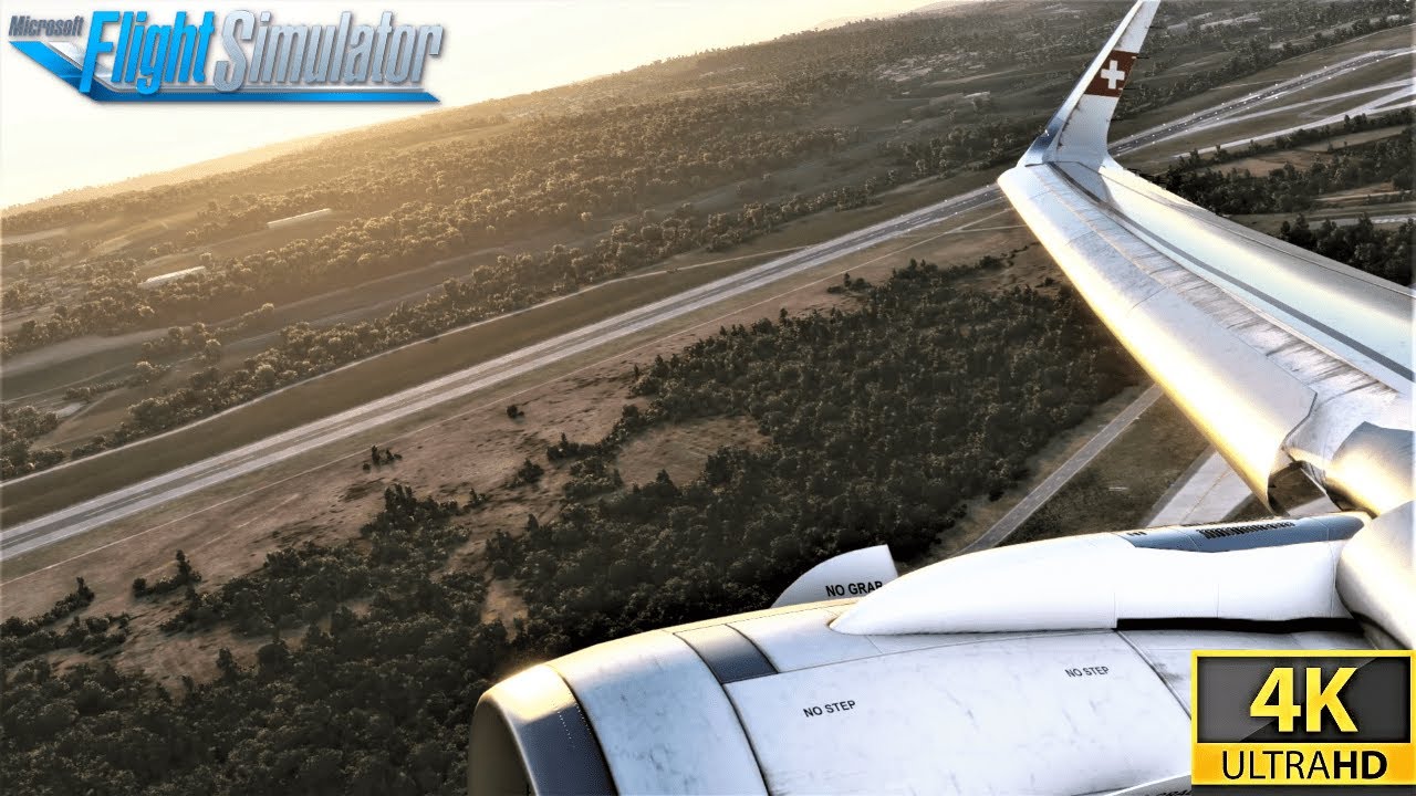 Max realism graphics departure from Zurich - Microsoft Flight Simulator 2020 4K - Sim Update 5