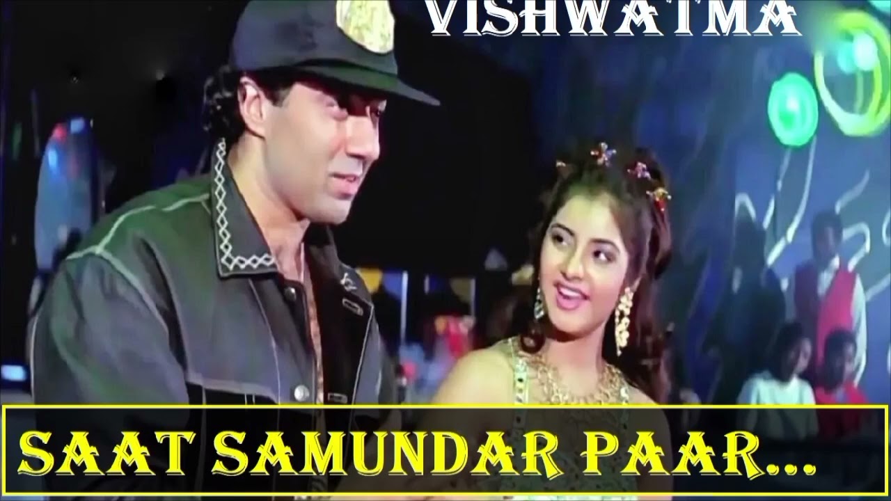 90s Music Hit Song. ❤❤ Sat Smundar par Mai Tere pichhe - Pichhe Aa Gaye...