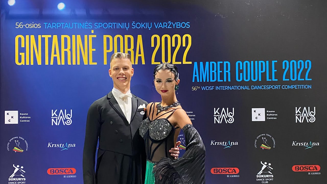 WDSF Amber Cup 2022, Aurimas Meska&Aine Rutkauskaite_LTU