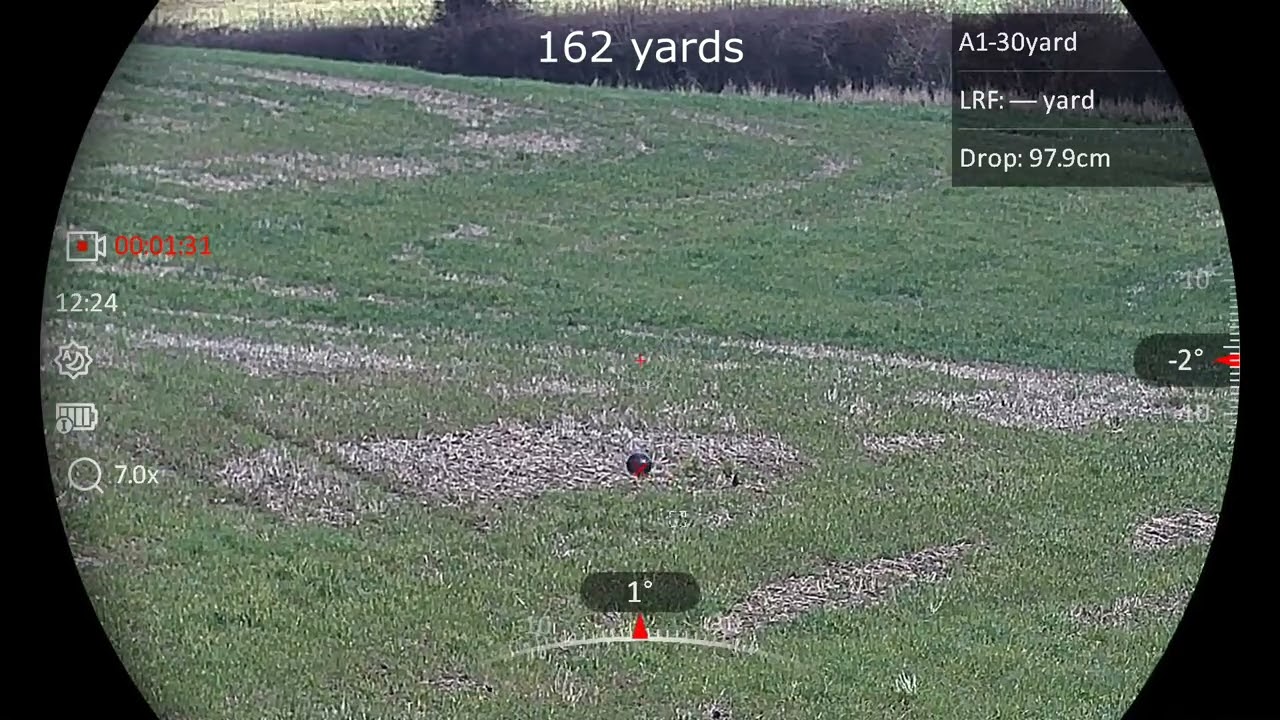 Hikmicro Alpex 4K lrf testing ballistics at distances