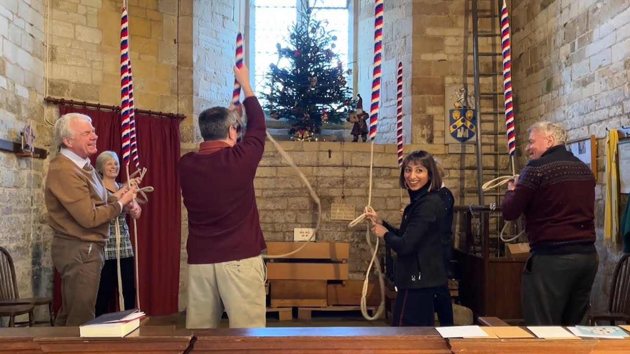 Christmas Bellringing at St Gregory's Tredington, Warwickshire